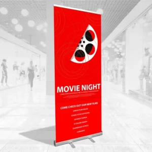 Standard Retractable Banner with Display with FREE SHIPPING