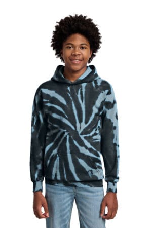 Port & Co  Youth Tie-Dye Pullover Hooded Sweatshirt. PC146Y