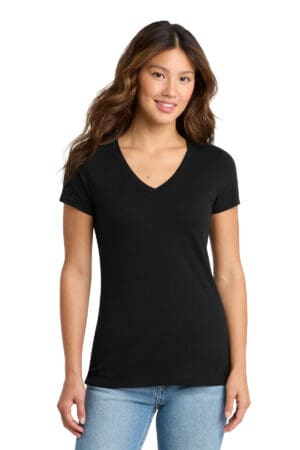Port & Co  Women's Tri-Blend V-Neck Tee. LPC330V