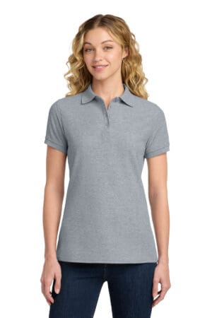 Port & Co  Women's Core Blend Pique Polo. LKP155