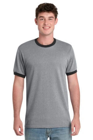 Port & Co  Core Cotton Ringer Tee. PC54R