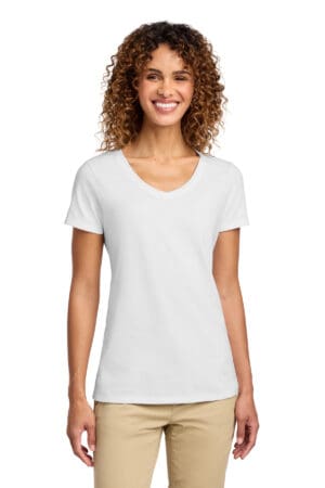 Port & Co  Women's Fan Favorite V-Neck Tee. LPC450V