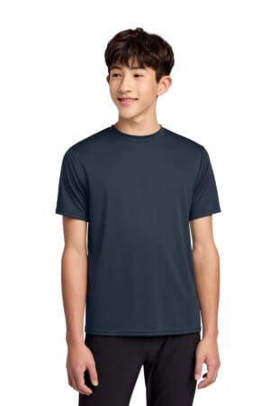 Port & Co  Youth Performance Tee. PC380Y
