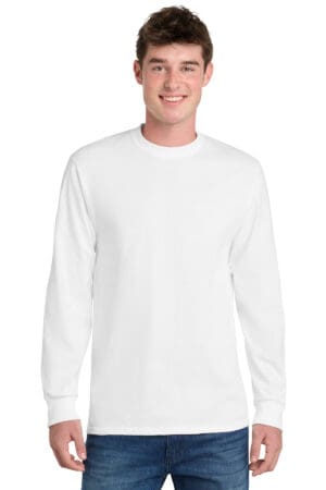 Port & Co  Long Sleeve Essential Tee. PC61LS