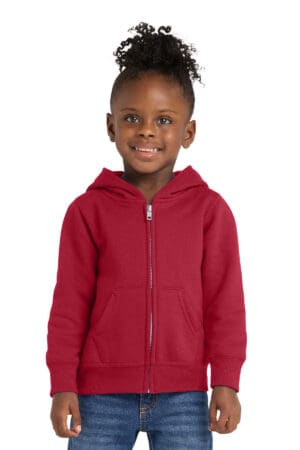 Port & Co  Toddler Core Fleece Full-Zip Hooded Sweatshirt. CAR78TZH
