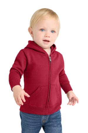 Port & Co  Infant Core Fleece Full-Zip Hooded Sweatshirt. CAR78IZH
