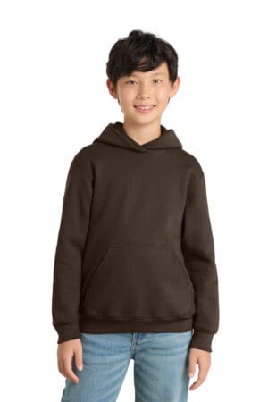 Port & Co  Youth Core Fleece Pullover Hooded Sweatshirt PC78YH