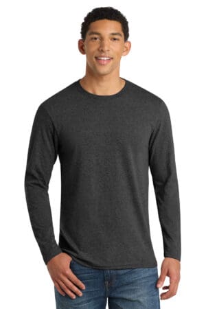Port & Co  Long Sleeve Fan Favorite  Blend Tee. PC455LS