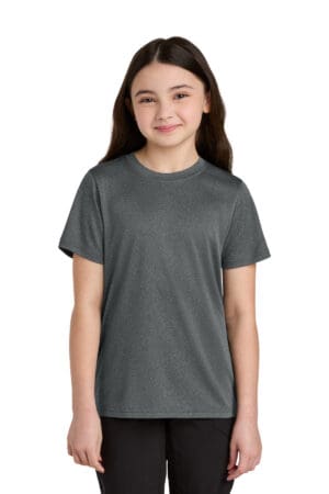 Port & Co  Youth Heather Performance Tee PC390Y