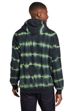 Port & Co  Allover Stripe Tie-Dye Fleece PC143