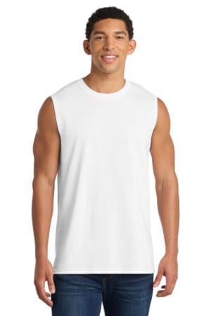 Port & Co  Core Cotton Sleeveless Tee. PC54SL